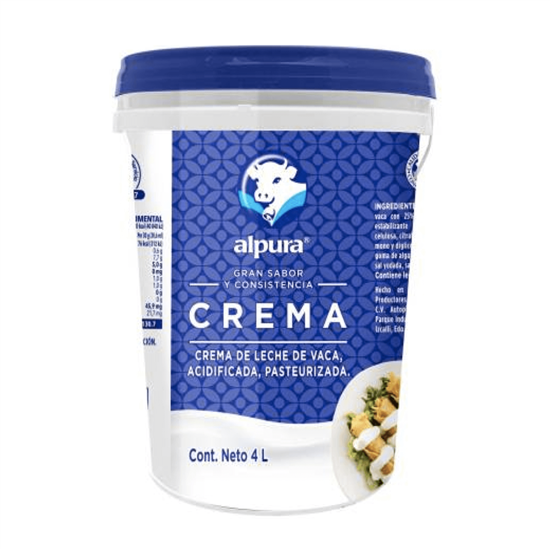 Crema Alpura cubeta 4L